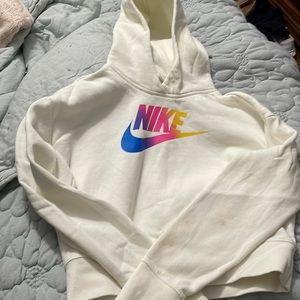 Nike youth girls cropped hooded sweatshirt